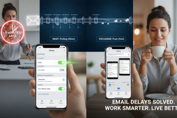 解決手機郵件推播延遲：IMAP 與 Exchange 設定指南