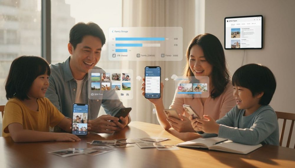 iCloud 儲存方案怎麼選？家庭共享省錢指南