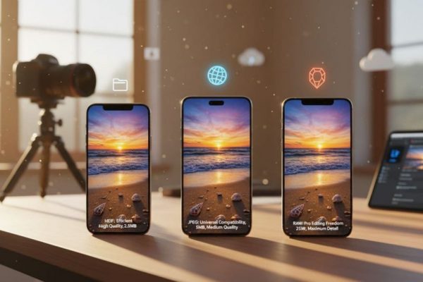 手機拍攝指南：HEIF、JPEG、RAW 如何選？畫質與相容性解析