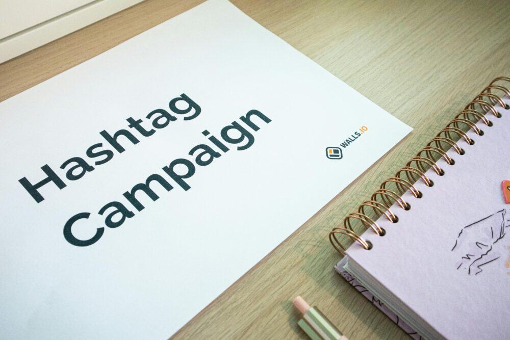 Hashtag Campaign 筆記本，適用於社群行銷策略，提升品牌曝光，增強用戶互動，創造更多行銷效果，打造成功的數位行銷活動。.