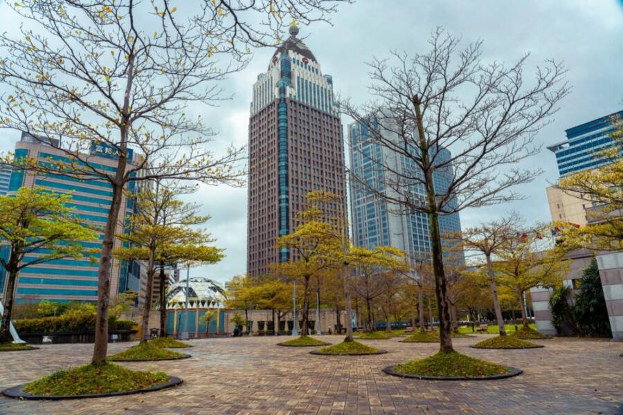 image of Taipei city park greens