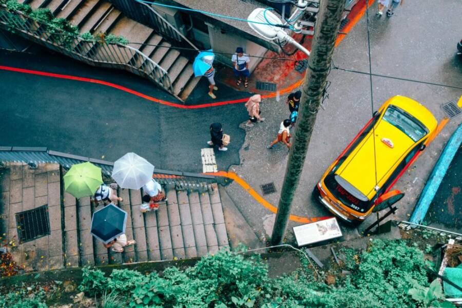 礁溪交通與停車景觀