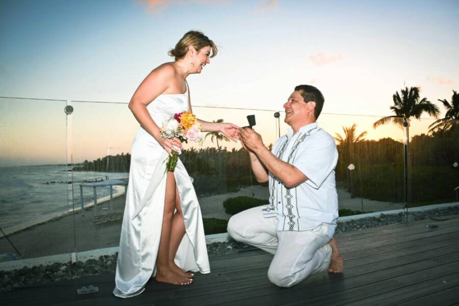 A joyful couple